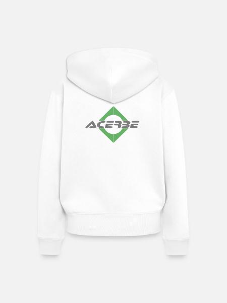 Bissiger Charakter - Frauen Premium Bio Zip Hoodie - Weiß