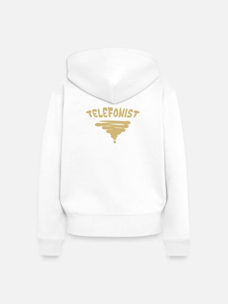 Beruf Telefonist - Frauen Premium Bio Zip Hoodie - Weiß