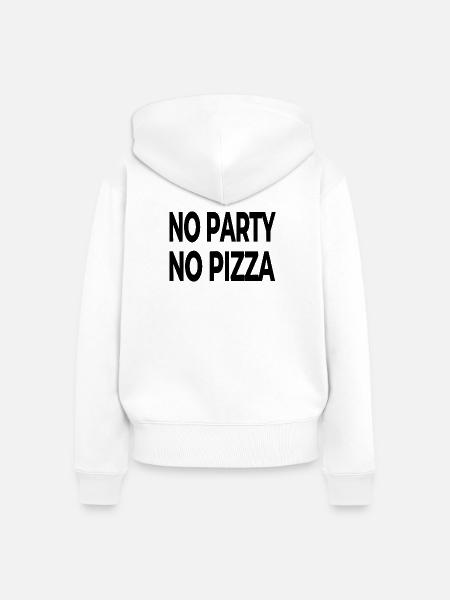 Party - Frauen Premium Bio Zip Hoodie - Weiß