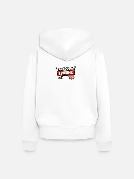 Anekdotische Evidenz Retro Flair - Frauen Premium Bio Zip Hoodie - Weiß