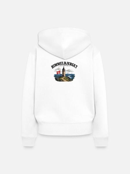 Himmelbjerget Silkeborg Turm - Frauen Premium Bio Zip Hoodie - Weiß