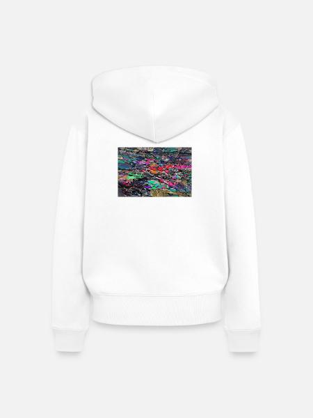 improvimprj - Frauen Premium Bio Zip Hoodie - Weiß