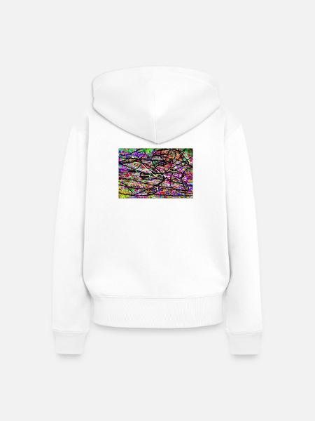 spljkathps - Frauen Premium Bio Zip Hoodie - Weiß