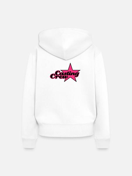 Casting Crew - Frauen Premium Bio Zip Hoodie - Weiß