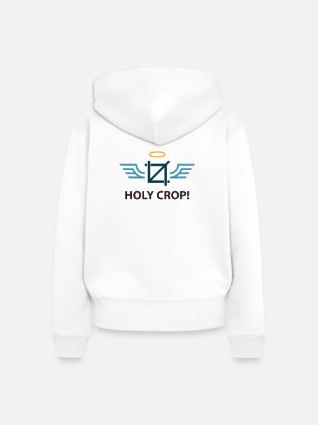 Heilige Ernte - Frauen Premium Bio Zip Hoodie - Weiß
