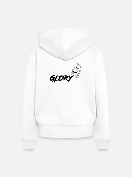 RUHM - Frauen Premium Bio Zip Hoodie - Weiß