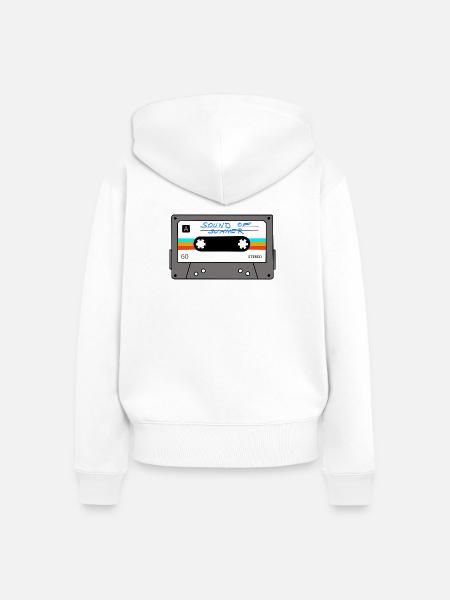 Tape - Sound of Summer - Frauen Premium Bio Zip Hoodie - Weiß