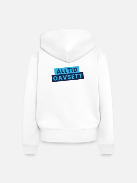 Immer unabhängig – stilvolle Aussage - Frauen Premium Bio Zip Hoodie - Weiß