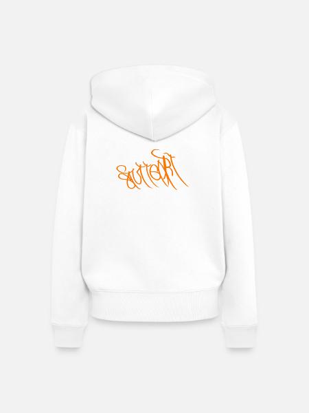 Stuttgart Streetart Souvenir - Frauen Premium Bio Zip Hoodie - Weiß