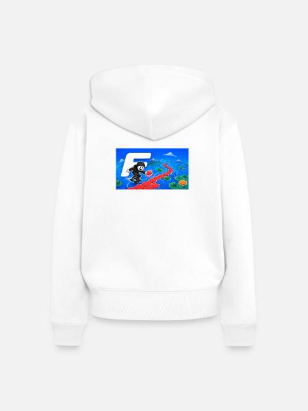Floateers 2 - Frauen Premium Bio Zip Hoodie - Weiß