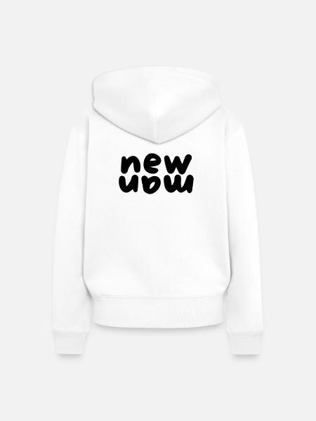 Neuer Mensch - Frauen Premium Bio Zip Hoodie - Weiß