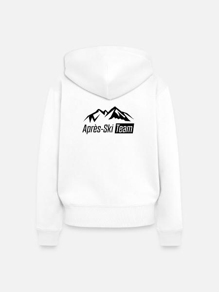 Apres Ski Team - Frauen Premium Bio Zip Hoodie - Weiß