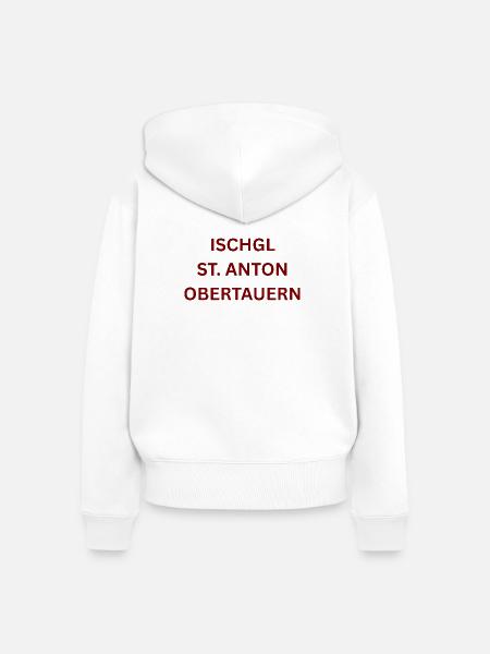 APRS_SKI_20260205_160639_0001 - Frauen Premium Bio Zip Hoodie - Weiß