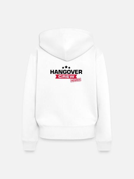 crew junggesellenabschied - Frauen Premium Bio Zip Hoodie - Weiß
