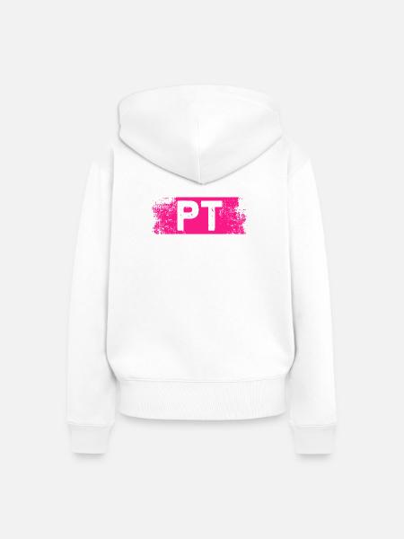 Thysical therapy PT Physiotherapie Physiotherapeut - Frauen Premium Bio Zip Hoodie - Weiß