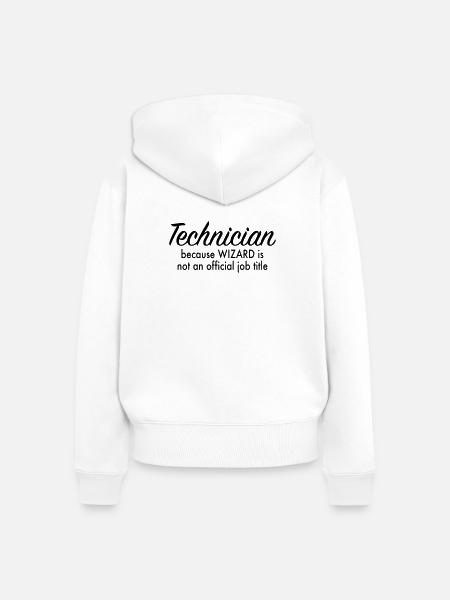Techniker - Frauen Premium Bio Zip Hoodie - Weiß