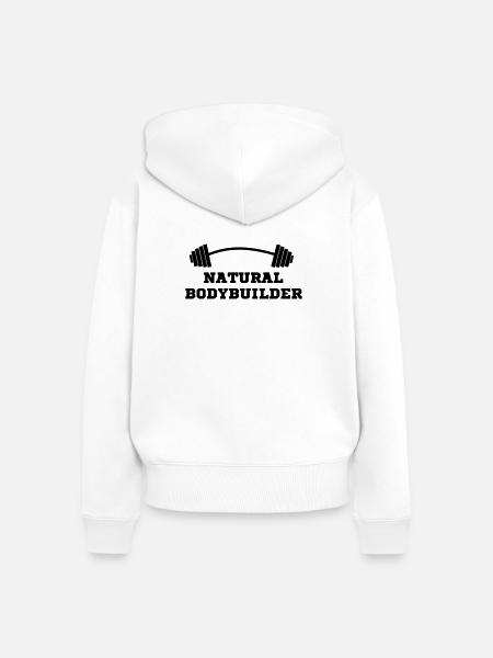 Fitnessstudio - Frauen Premium Bio Zip Hoodie - Weiß