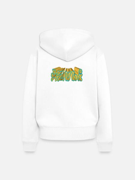 Azubi - Frauen Premium Bio Zip Hoodie - Weiß