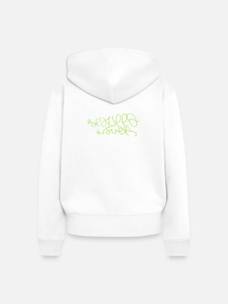 Seegras-Liebhaber Seaweed Lover - Frauen Premium Bio Zip Hoodie - Weiß