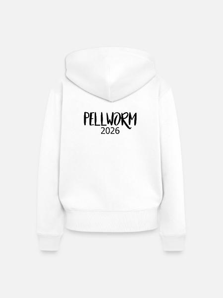Pellworm_2026 - Frauen Premium Bio Zip Hoodie - Weiß