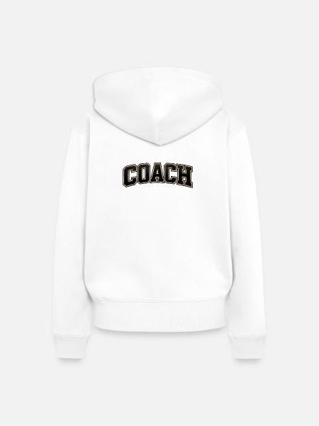 Coach - Trainer - Training - Sport - Frauen Premium Bio Zip Hoodie - Weiß