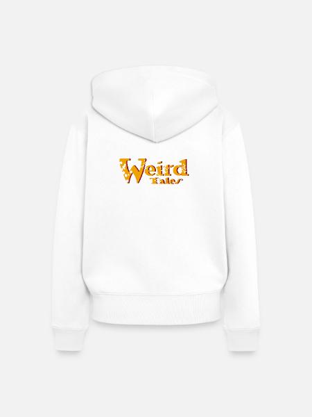 Seltsame Geschichten - Frauen Premium Bio Zip Hoodie - Weiß