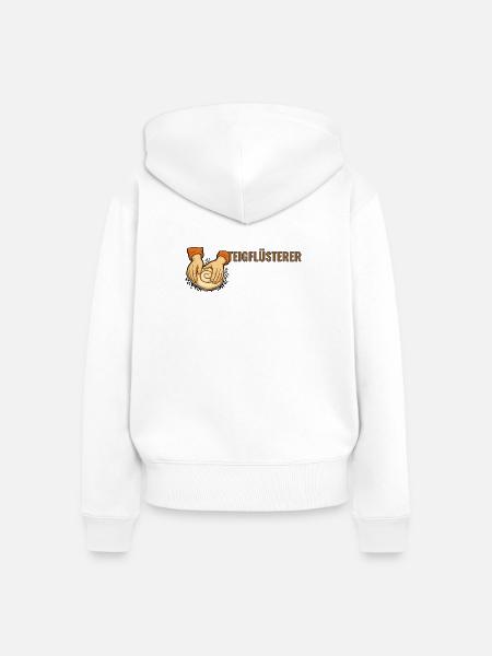 Teigflüsterer. – Sourdough community, baker Motiv. - Frauen Premium Bio Zip Hoodie - Weiß