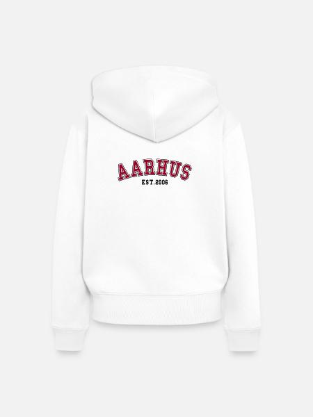 Aarhus Gründung 2006 - Frauen Premium Bio Zip Hoodie - Weiß