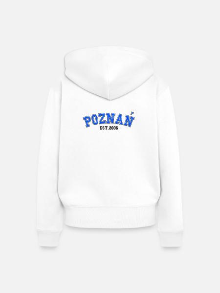 Poznań gegründet 2006 - Frauen Premium Bio Zip Hoodie - Weiß