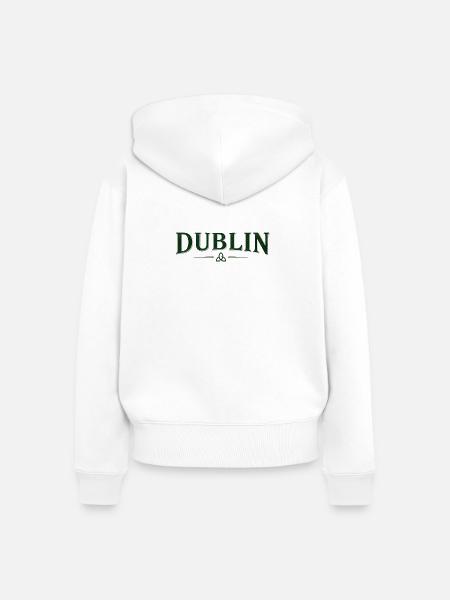 Diblin - Ireland - Irland - irisch - Ire - Frauen Premium Bio Zip Hoodie - Weiß
