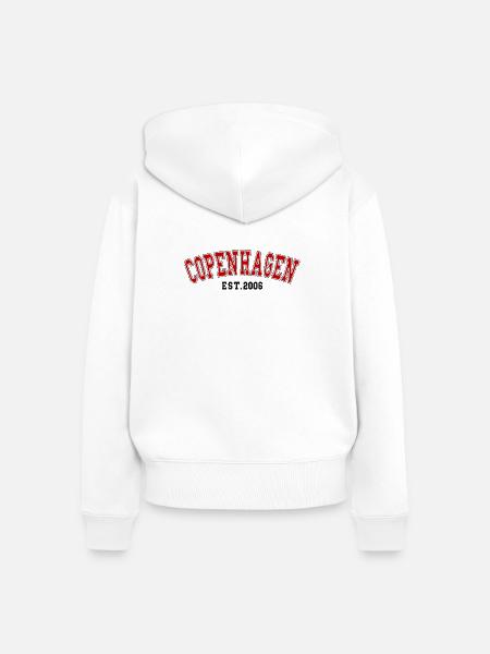 Kopenhagen Est. 2006 - Frauen Premium Bio Zip Hoodie - Weiß