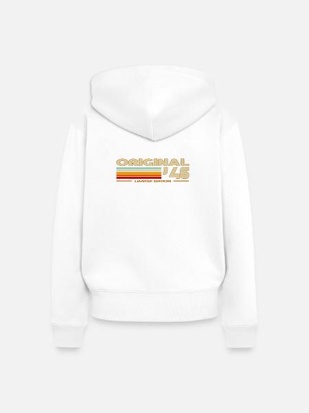 1946 - Frauen Premium Bio Zip Hoodie - Weiß