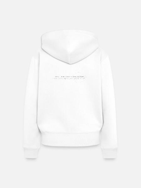 ASMR Mouth Sounds - Frauen Premium Bio Zip Hoodie - Weiß