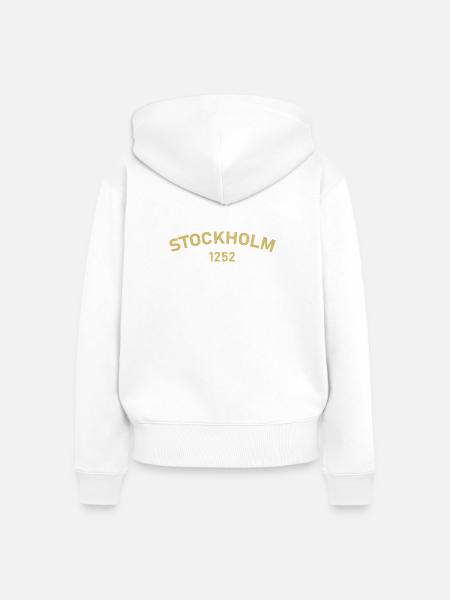 Stockholm 1252 - Frauen Premium Bio Zip Hoodie - Weiß