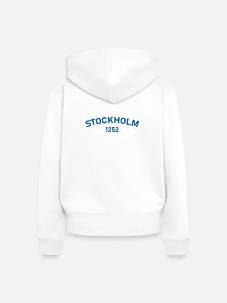 Stockholm 1252 - Frauen Premium Bio Zip Hoodie - Weiß