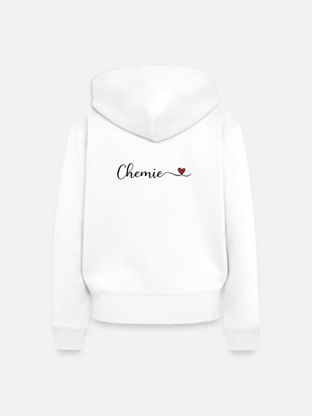 Chemie - Frauen Premium Bio Zip Hoodie - Weiß
