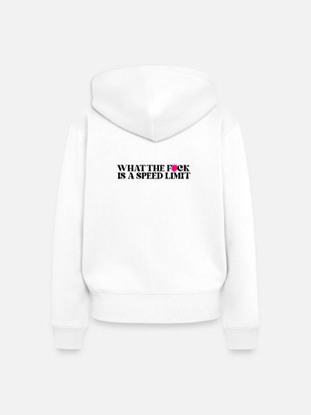 Auto - Frauen Premium Bio Zip Hoodie - Weiß