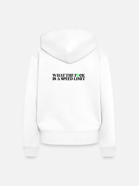 Auto - Frauen Premium Bio Zip Hoodie - Weiß