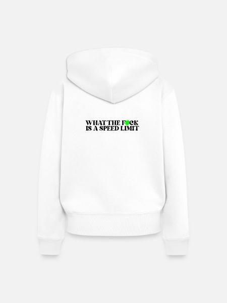 Auto - Frauen Premium Bio Zip Hoodie - Weiß