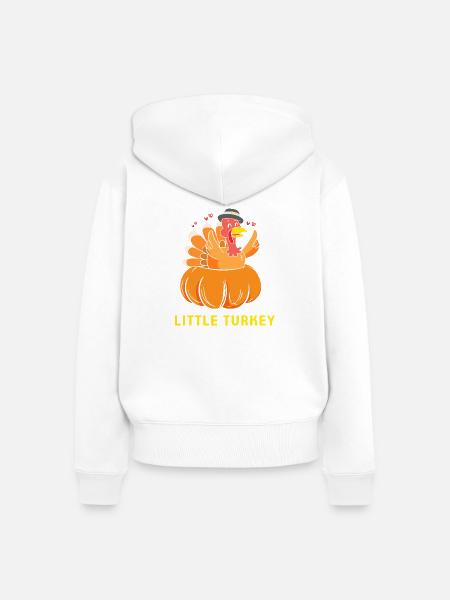 Thanksgiving Mama Mutter Oma Großmutter - Frauen Premium Bio Zip Hoodie - Weiß