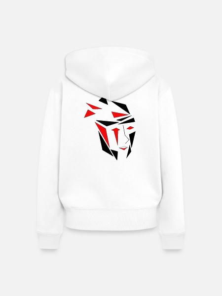Kintsugi - Frauen Premium Bio Zip Hoodie - Weiß