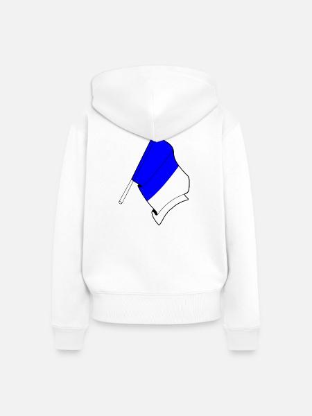 Stolz auf Spa - Frauen Premium Bio Zip Hoodie - Weiß