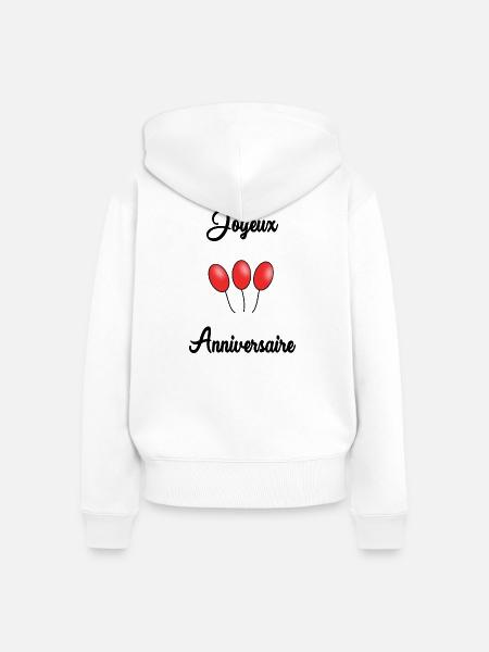 Farbige Tier-Eier - Frauen Premium Bio Zip Hoodie - Weiß