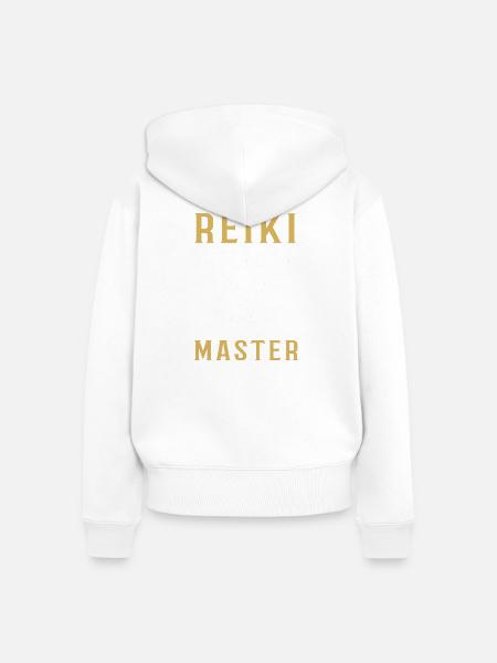 Reiki Symbol Reiki Meister Reiki - Frauen Premium Bio Zip Hoodie - Weiß