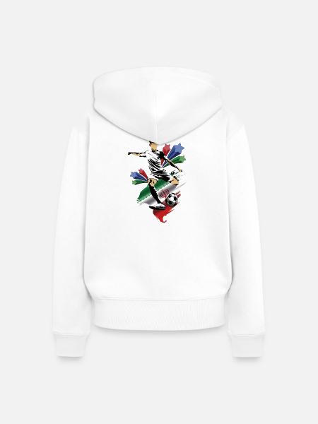 Iran - Iran - Flaggen - Frauen Premium Bio Zip Hoodie - Weiß