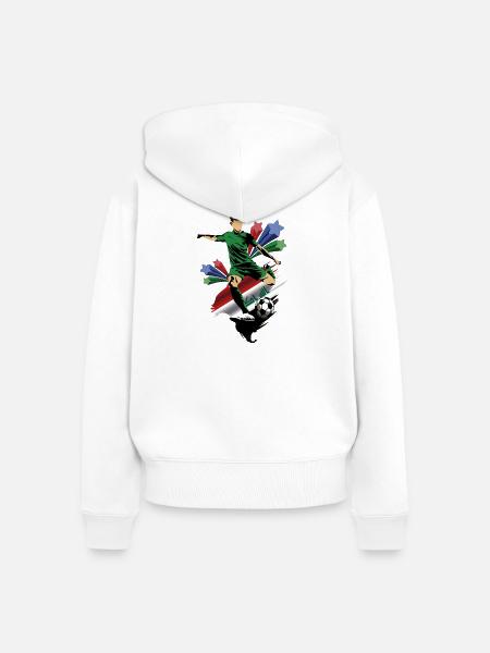 Irak – Irak – Flaggen - Frauen Premium Bio Zip Hoodie - Weiß