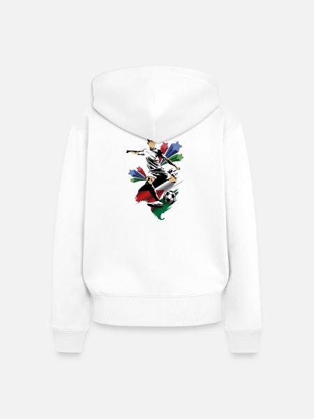 Jordanien - Jordanien - Flaggen - Frauen Premium Bio Zip Hoodie - Weiß