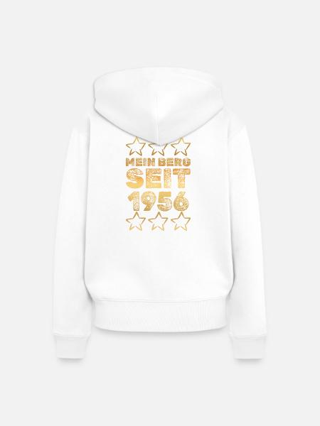 in 1956 - Frauen Premium Bio Zip Hoodie - Weiß