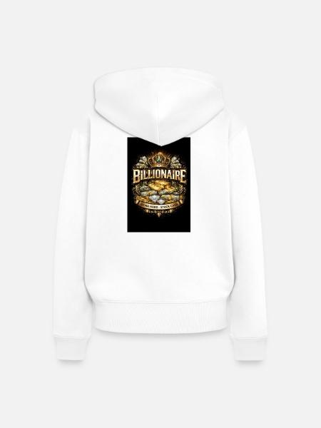 6D0F5E12-D063-4FDD-AC08-1CA5FF0643D0 - Frauen Premium Bio Zip Hoodie - Weiß