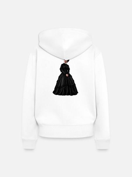FASZINIEREND UNHEILVOLL - Frauen Premium Bio Zip Hoodie - Weiß